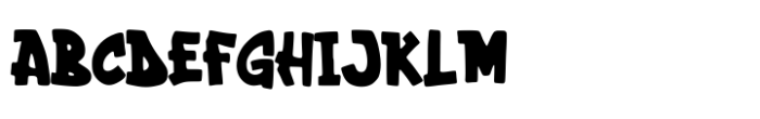 Graffiti Comic Font UPPERCASE