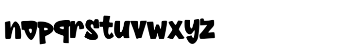 Graffiti Comic Font LOWERCASE