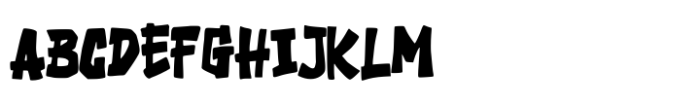 Graffiti Night Font UPPERCASE