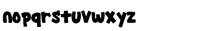 Graffiti Smile Font LOWERCASE