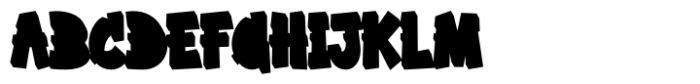 Graffiti Stream Shadow Font UPPERCASE