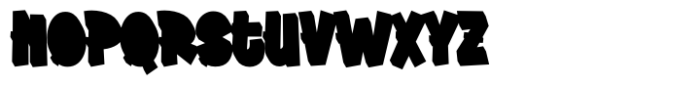 Graffiti Stream Shadow Font LOWERCASE