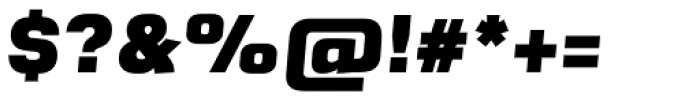 Grafia Sans Pro Black Italic Font OTHER CHARS