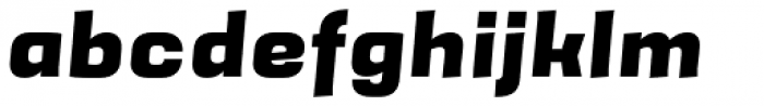 Grafia Sans Pro Black Italic Font LOWERCASE