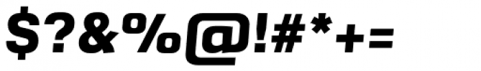 Grafia Sans Pro Extra Bold Italic Font OTHER CHARS