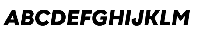 Grafical Black Italic Font UPPERCASE