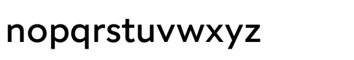 Grafical Medium Font LOWERCASE