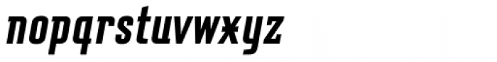 Graficz OT Bold Oblique Font LOWERCASE