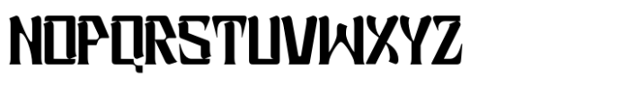 Grafis Techno Regular Font UPPERCASE