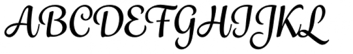 Grafolita Script Bold Font UPPERCASE