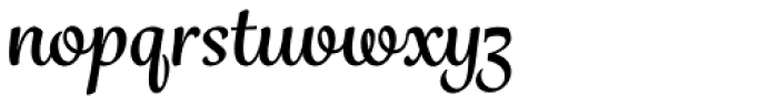 Grafolita Script Bold Font LOWERCASE