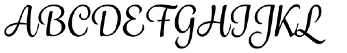 Grafolita Script Medium Font UPPERCASE