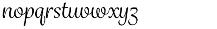 Grafolita Script Font LOWERCASE