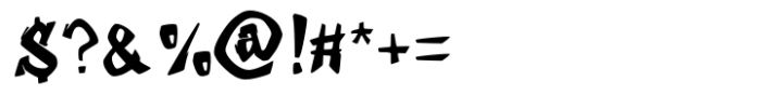 Grafstroke Regular Font OTHER CHARS