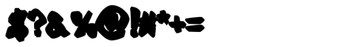 Grafstroke Shadow Font OTHER CHARS