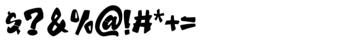 Graftink Regular Font OTHER CHARS