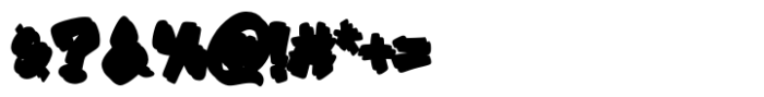 Graftink Shadow Font OTHER CHARS