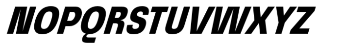 Graftyne Display Bold Condensed Italic Font UPPERCASE
