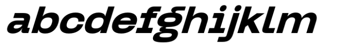 Graftyne Display Bold Expanded Italic FONT