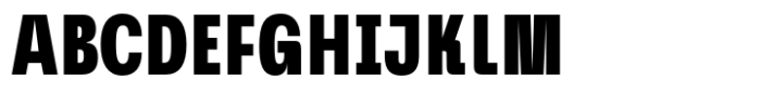 Graftyne Display Bold Extra Condensed Font UPPERCASE