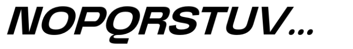 Graftyne Display Bold Extra Expanded Italic Font UPPERCASE