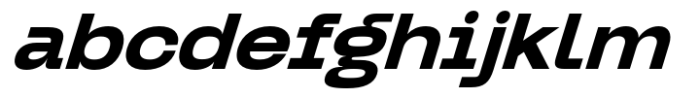 Graftyne Display Bold Extra Expanded Italic FONT