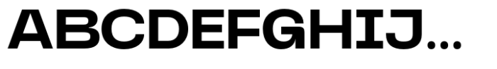 Graftyne Display Bold Extra Expanded Font UPPERCASE
