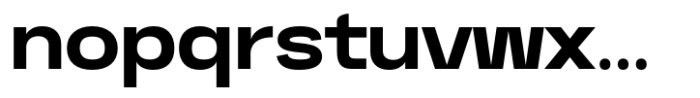 Graftyne Display Bold Extra Expanded Font LOWERCASE