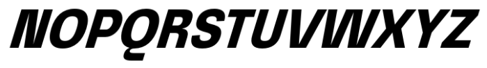Graftyne Display Bold Semi Condensed Italic Font UPPERCASE