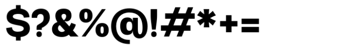 Graftyne Display Bold Semi Condensed Font OTHER CHARS