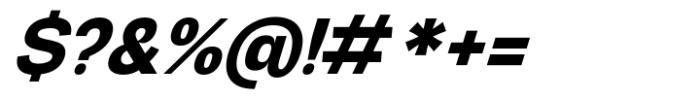 Graftyne Display Bold Semi Expanded Italic Font OTHER CHARS