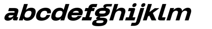 Graftyne Display Bold Semi Expanded Italic FONT