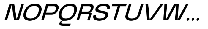 Graftyne Display Expanded Italic Font UPPERCASE