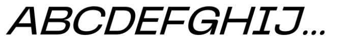 Graftyne Display Extra Expanded Italic Font UPPERCASE