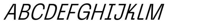 Graftyne Display Extra Light Condensed Italic Font UPPERCASE