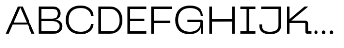 Graftyne Display Extra Light Extra Expanded Font
