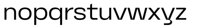 Graftyne Display Light Expanded Font LOWERCASE