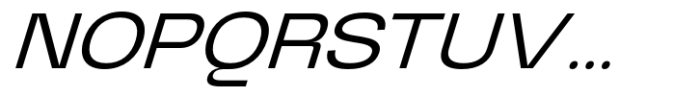 Graftyne Display Light Extra Expanded Italic Font UPPERCASE