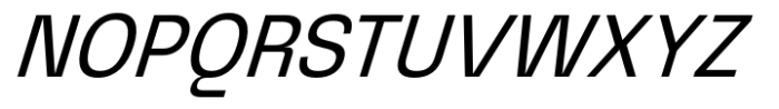 Graftyne Display Light Semi Condensed Italic Font UPPERCASE