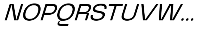 Graftyne Display Light Semi Expanded Italic Font UPPERCASE