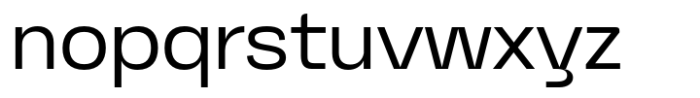 Graftyne Display Light Semi Expanded Font LOWERCASE
