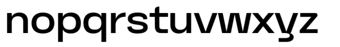 Graftyne Display Medium Expanded Font LOWERCASE