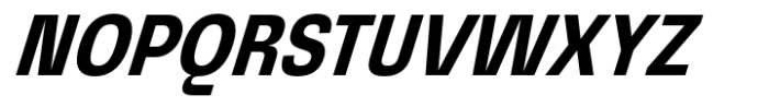 Graftyne Display Semi Bold Condensed Italic Font UPPERCASE