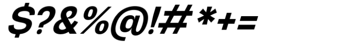Graftyne Display Semi Bold Expanded Italic Font OTHER CHARS