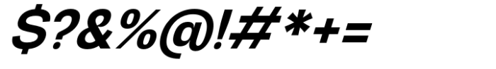 Graftyne Display Semi Bold Extra Expanded Italic Font OTHER CHARS