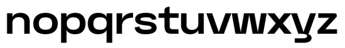 Graftyne Display Semi Bold Extra Expanded Font LOWERCASE