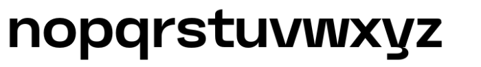 Graftyne Display Semi Bold Semi Expanded Font LOWERCASE