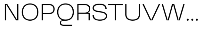 Graftyne Display Thin Expanded Font UPPERCASE