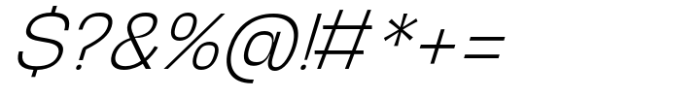 Graftyne Display Thin Extra Expanded Italic Font OTHER CHARS