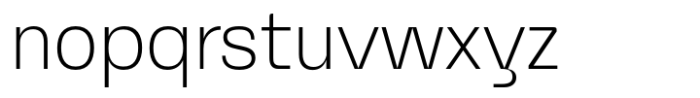 Graftyne Display Thin Semi Condensed Font LOWERCASE